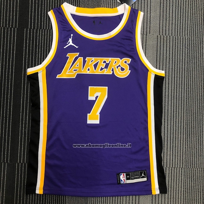 Maglia Los Angeles Lakers Carmelo Anthony #7 Statement 2020-21 Viola